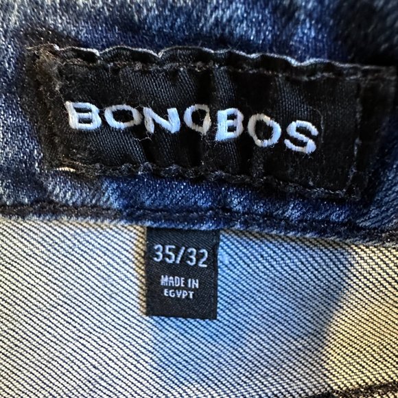 Bonobos Premium Stretch Jeans Tailored Size 35W x 32L Medium Wash #23083-BMC91 - Picture 2 of 14